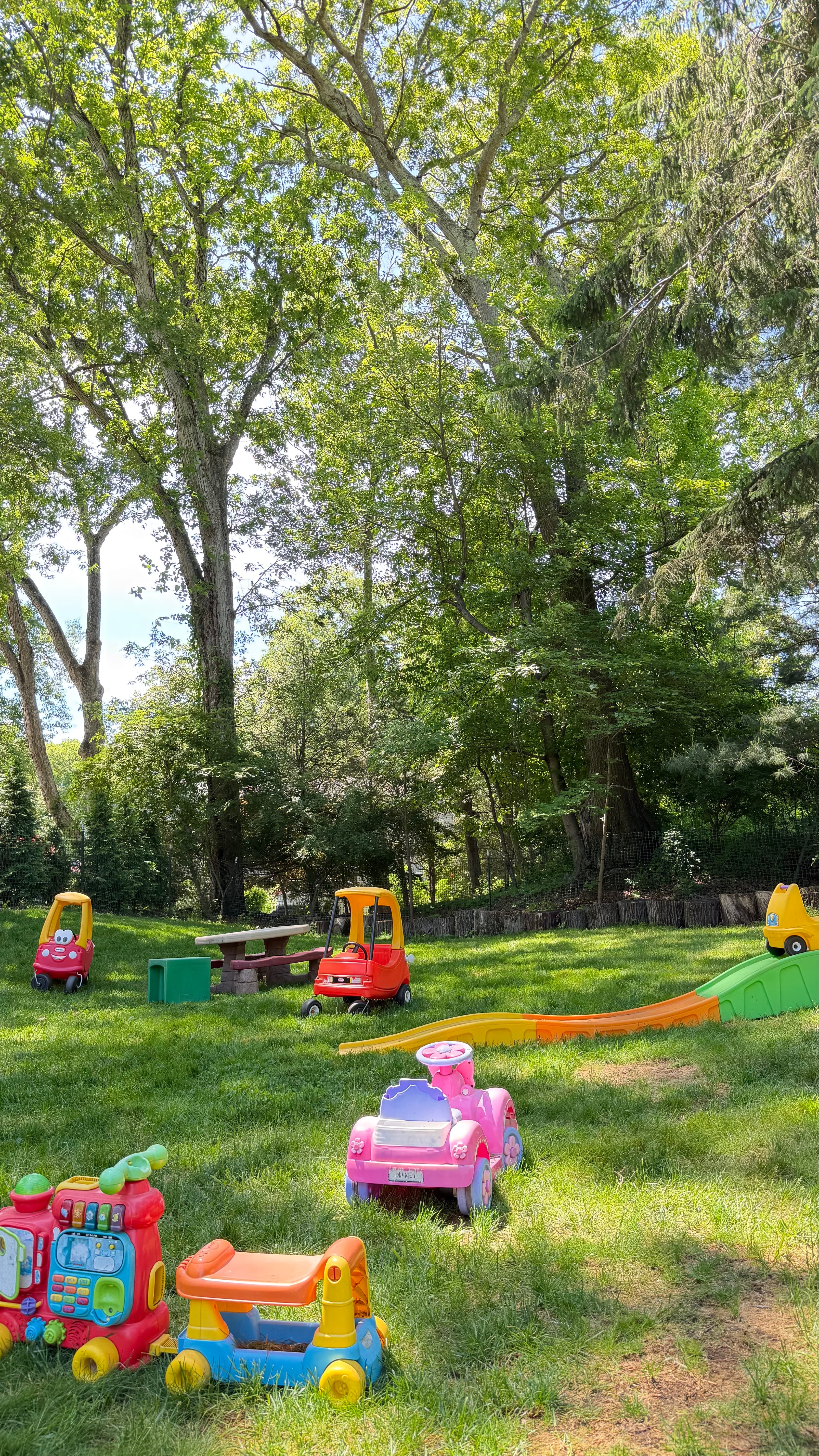 outdoor playground area