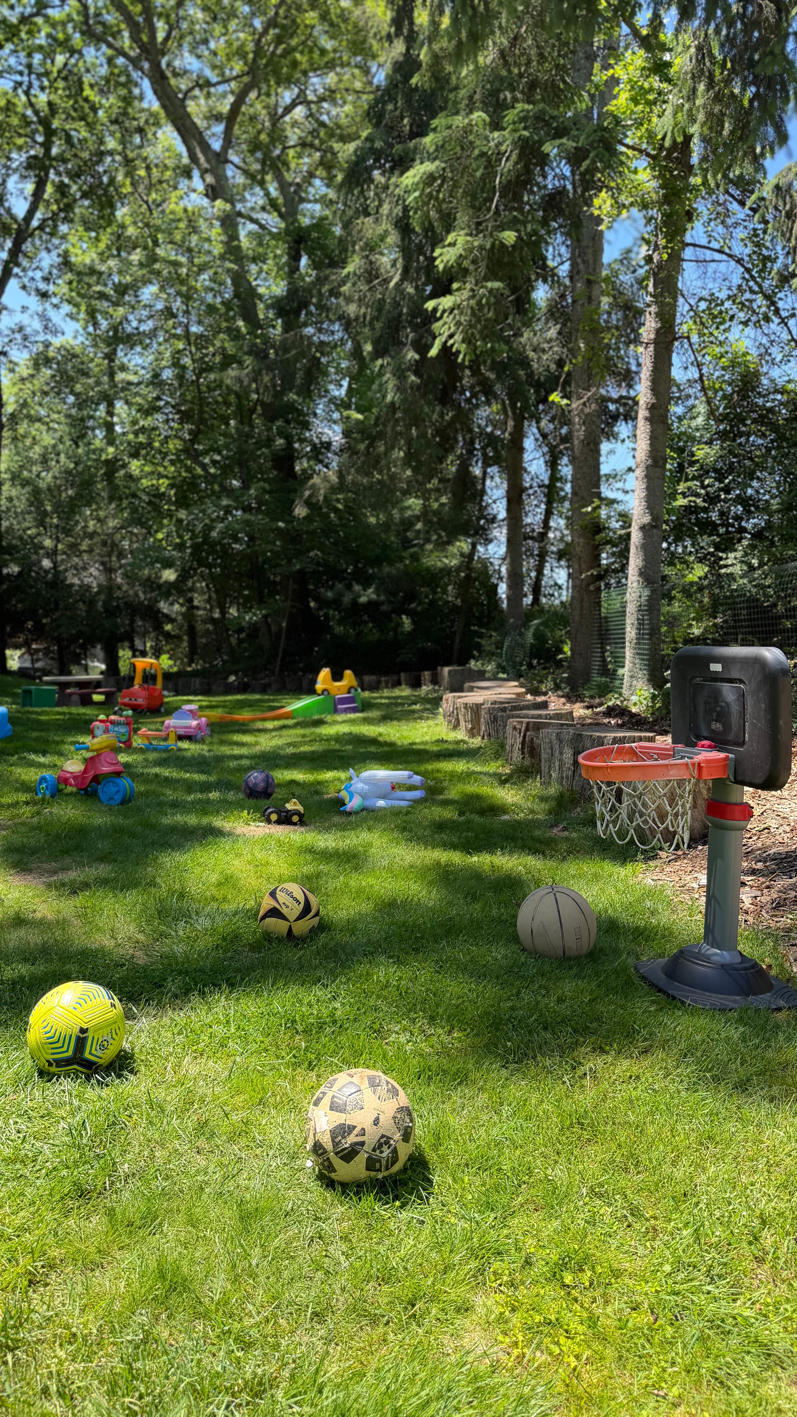 outdoor playground area