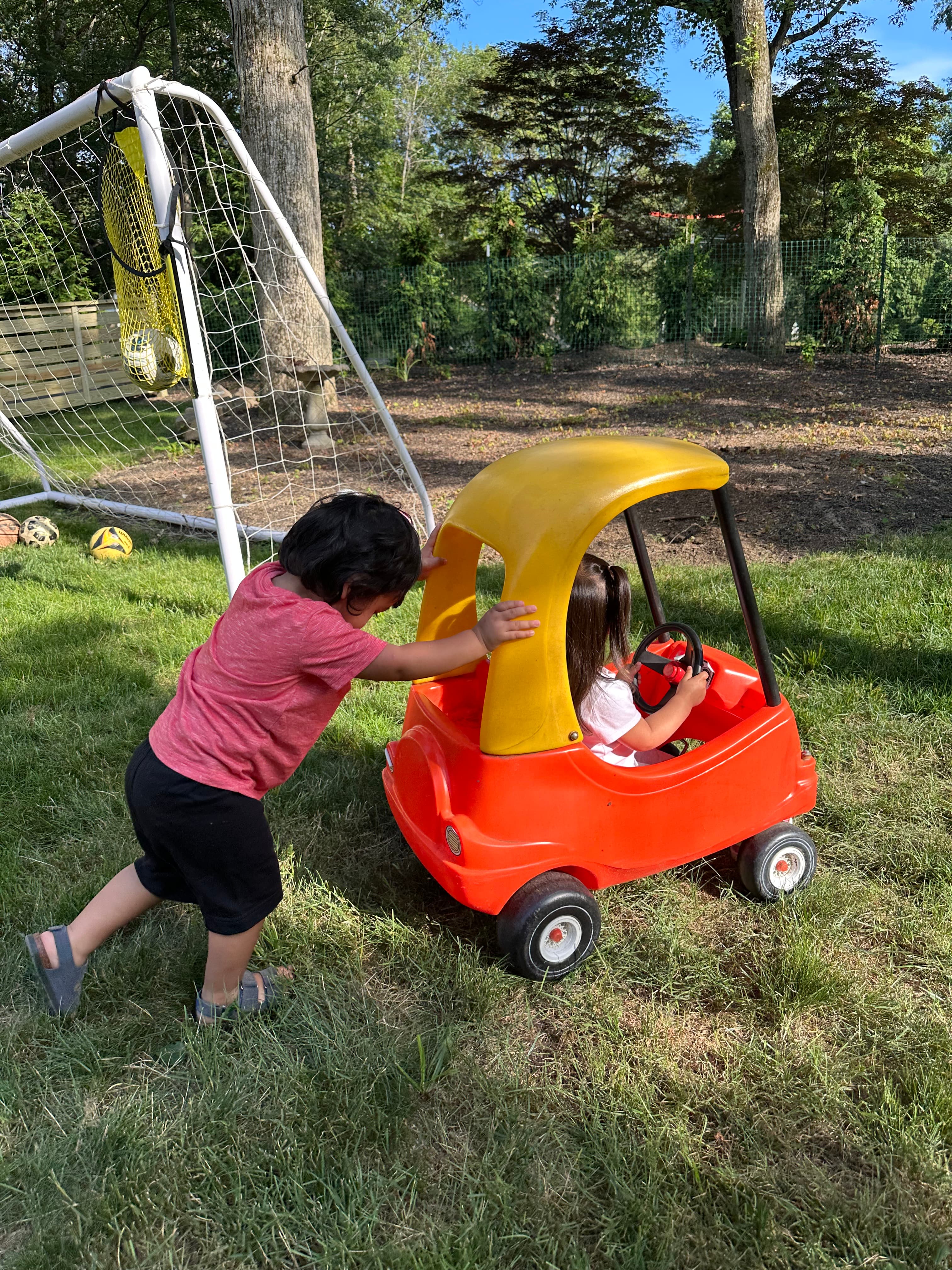 Enjoying outdoor activities