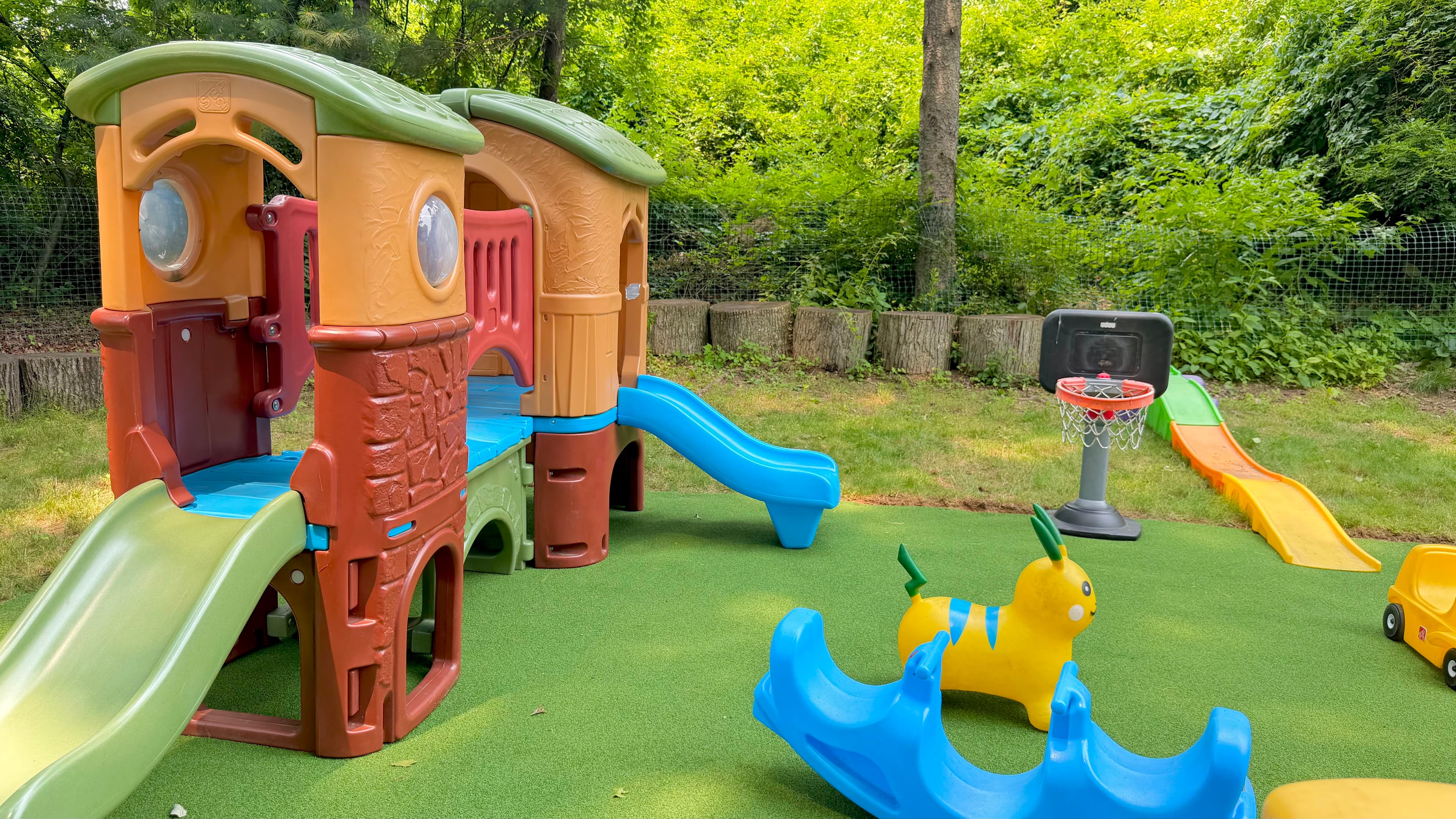 outdoor playground area