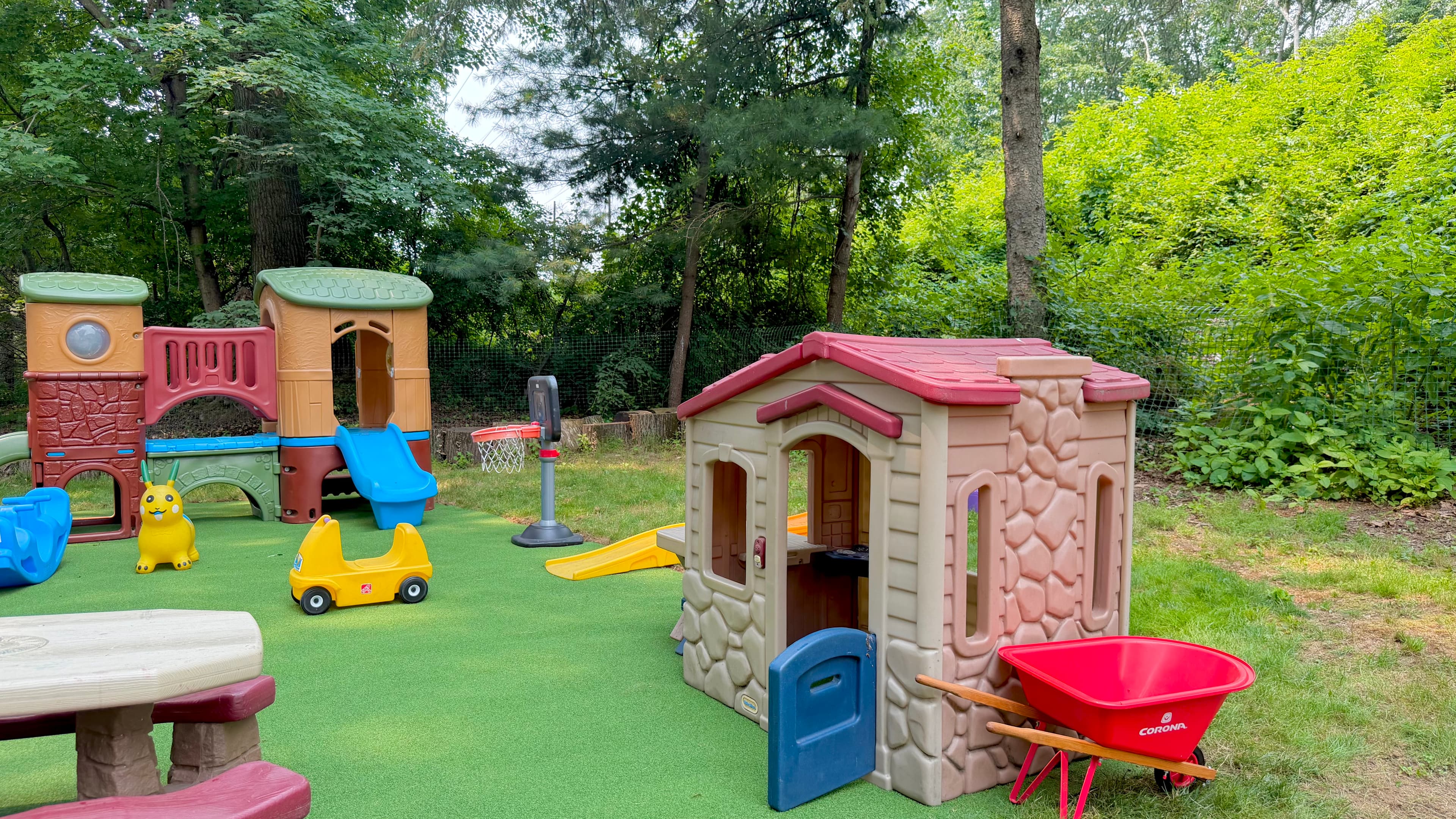 outdoor playground area