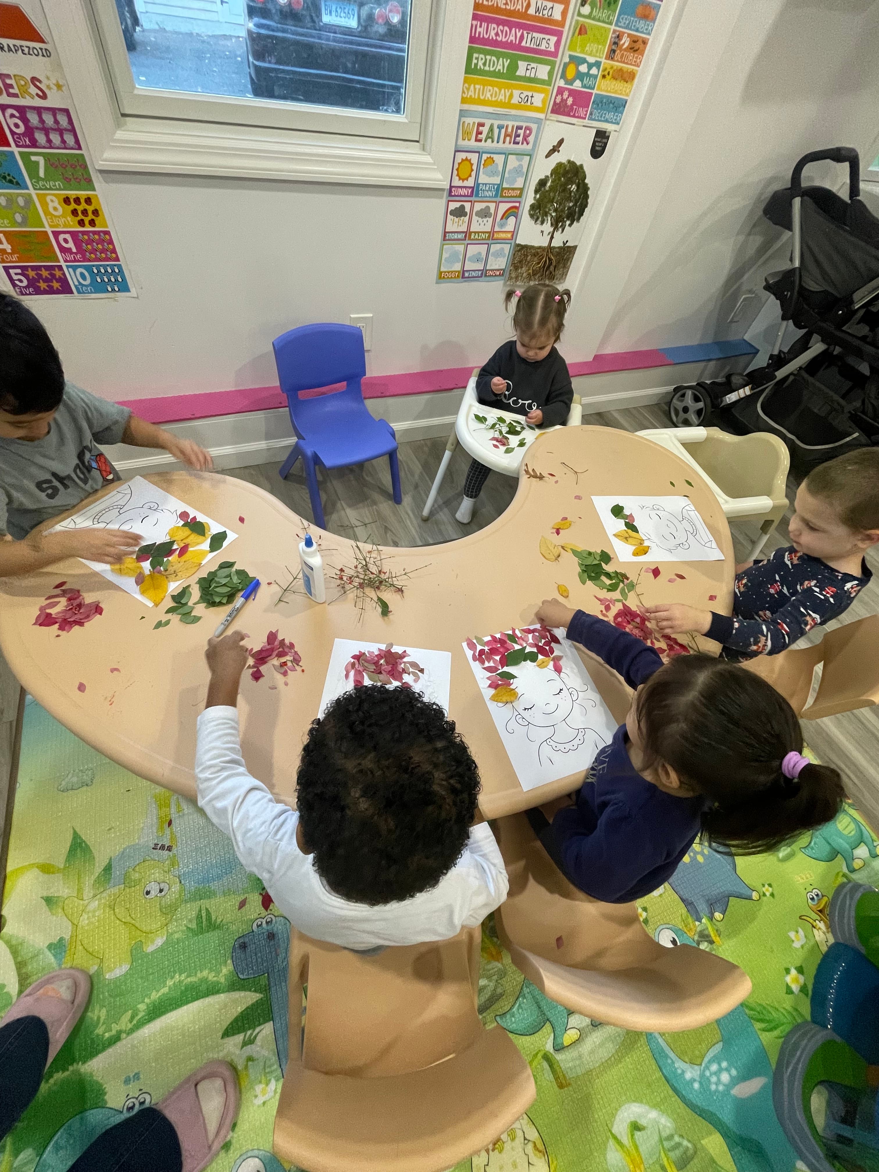 Exploring fall through leaf crafts 